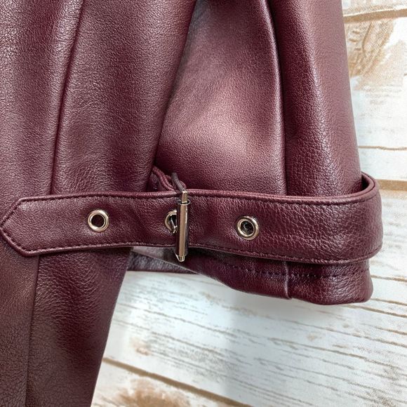 a.n.a Faux Leather Midweight Motorcycle Jacket - Picture 5 of 5